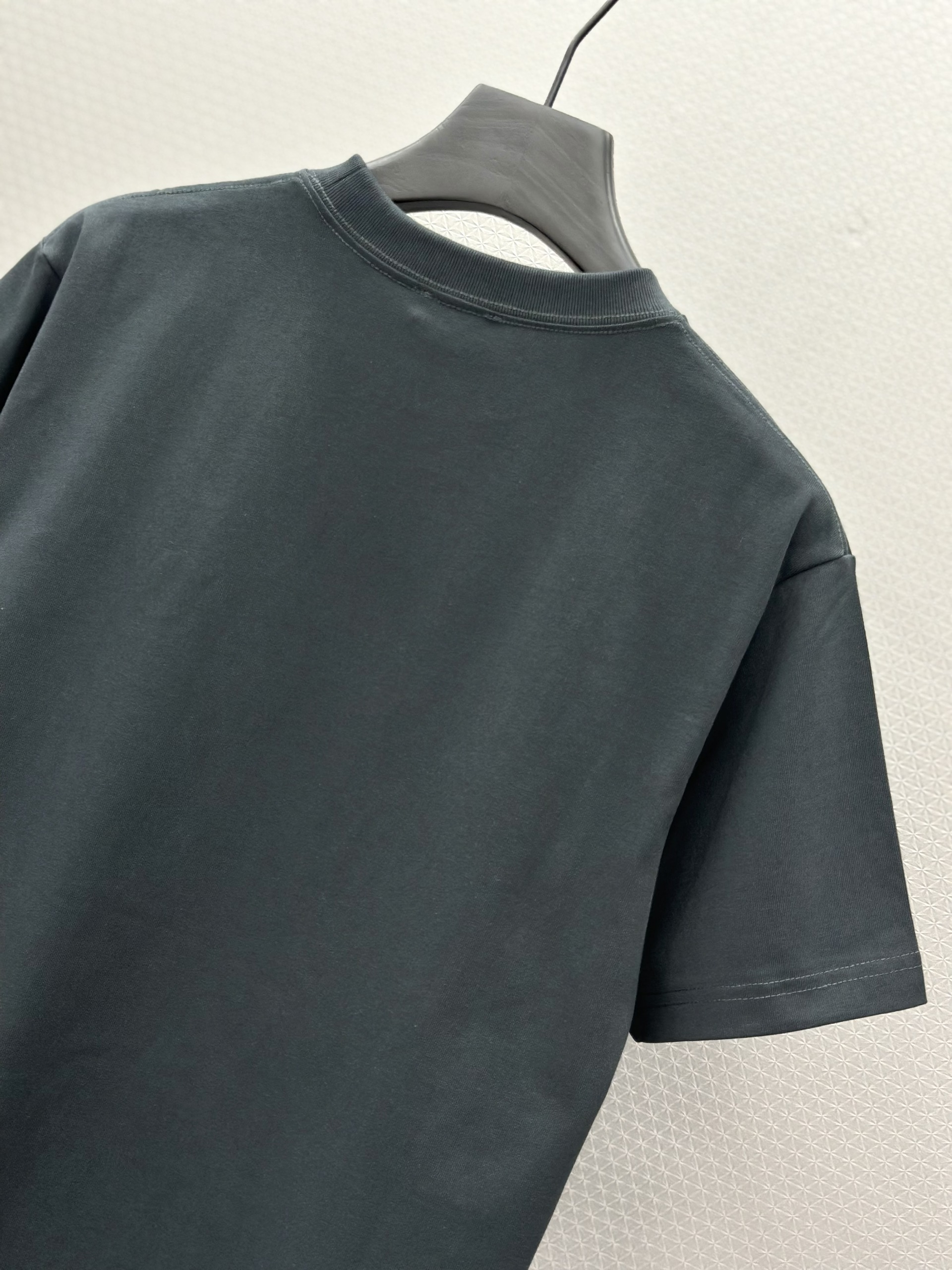 Áo phông T-shirt Dior CD logo chữ Rắn lồng thêu ngực Like Auth on web VTN